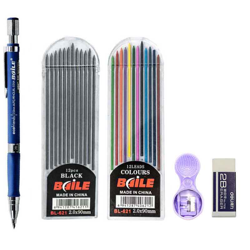 Staedtler Pencil Lumocolor - Juego de portaminas de 2,0 mm,