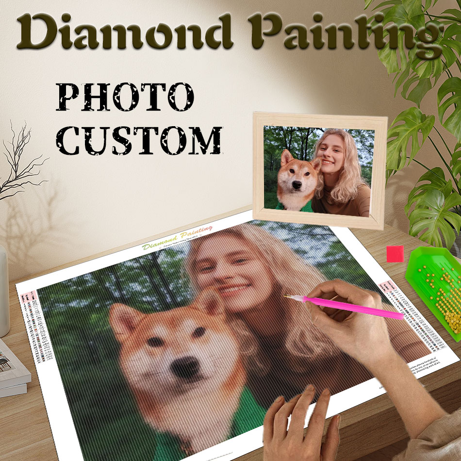 Art And Craft Photos - Pintura de Diamantes Personalizada con Foto,