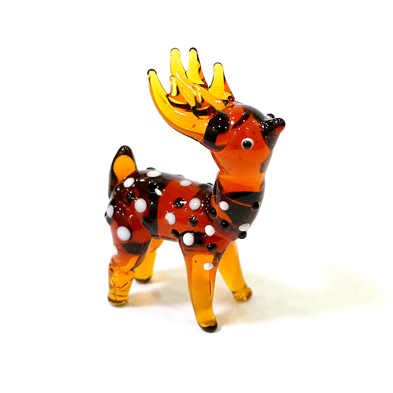 Art Craft Display - Figurita de Cristal de Reno Navideño