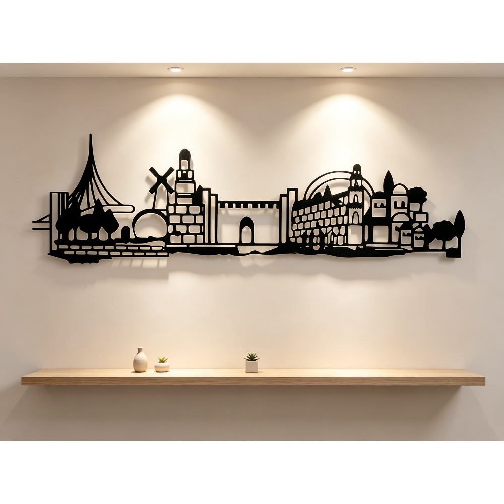 Art & Craft Zone - CIFBUY Arte de pared de metal,