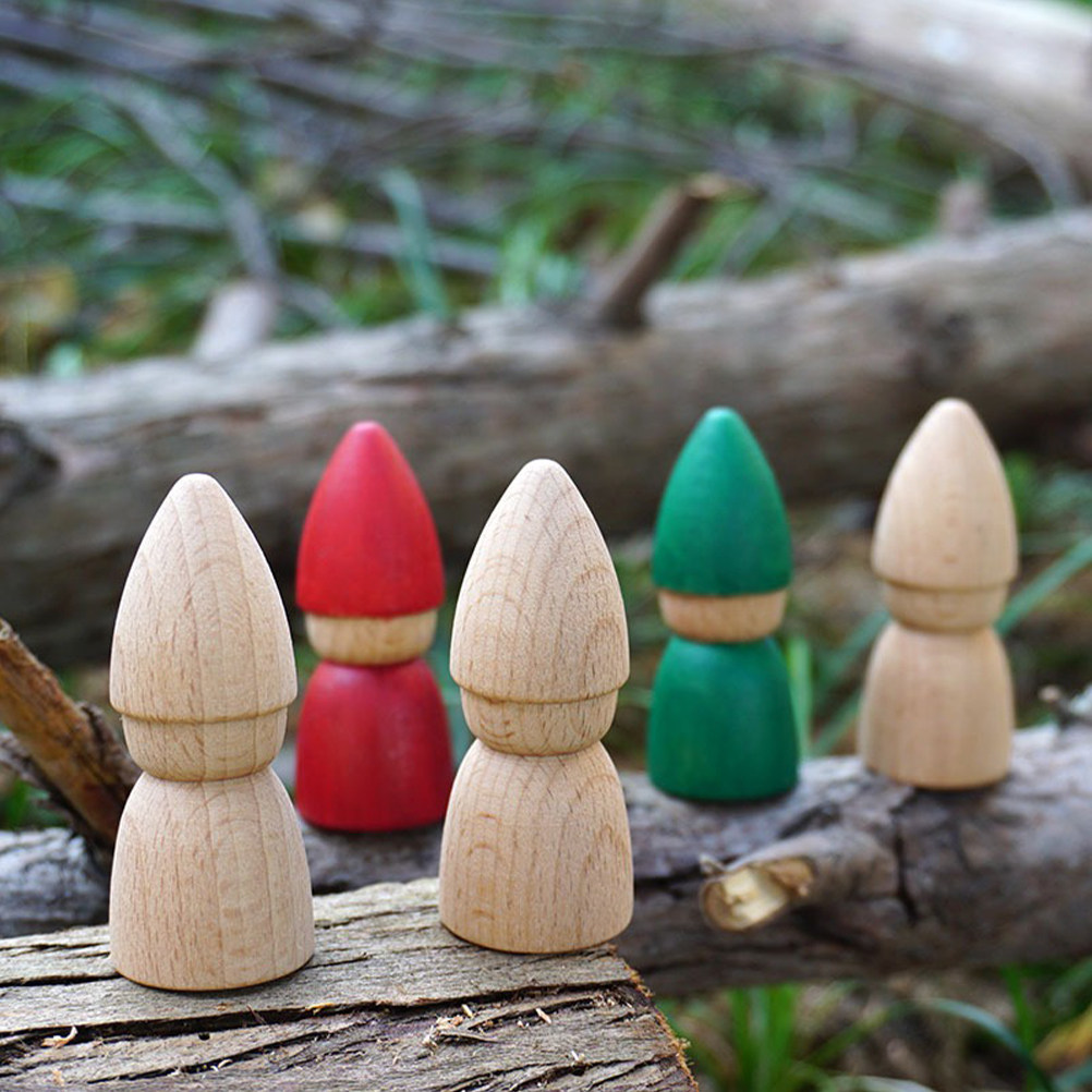 Art Y Craft - 6 Piezas de Figuras de Madera