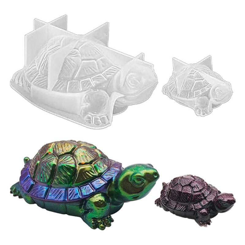 Art And Craft Nature - Moldes de resina 3D de tortuga,