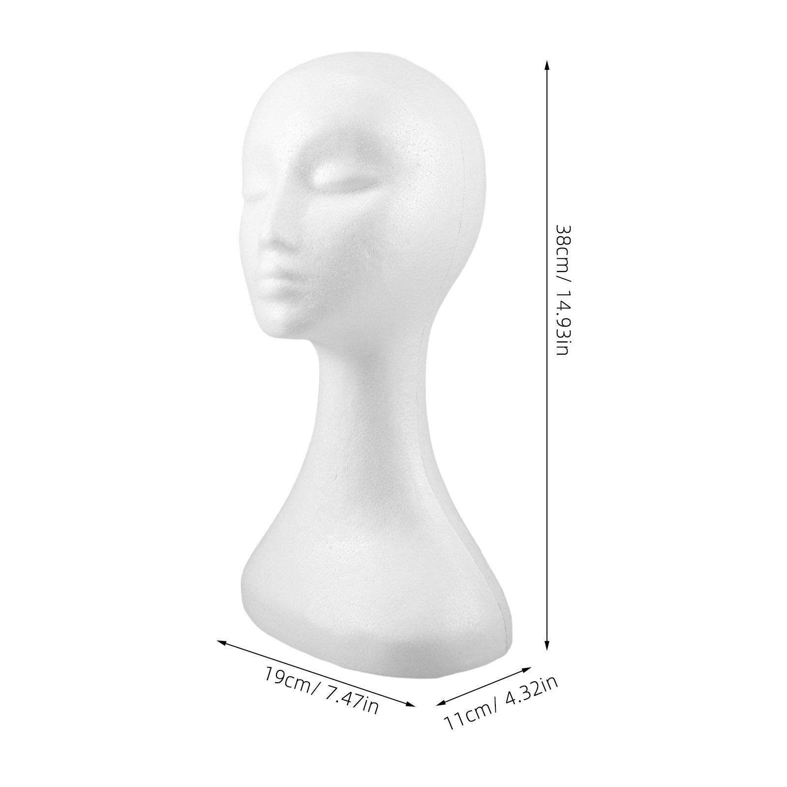 Cabeza de Maniquí Masculina de - Art Craft Display reseña y precio