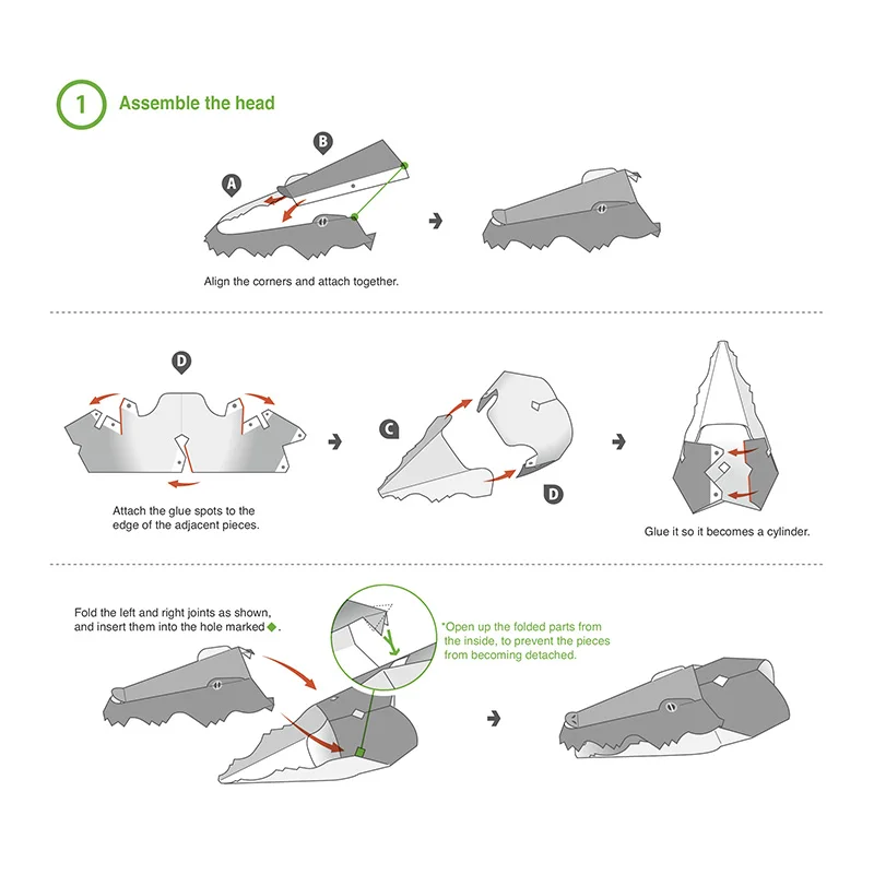 Cocodrilo plegable Origami Art - Art And Craft Nature reseña y precio