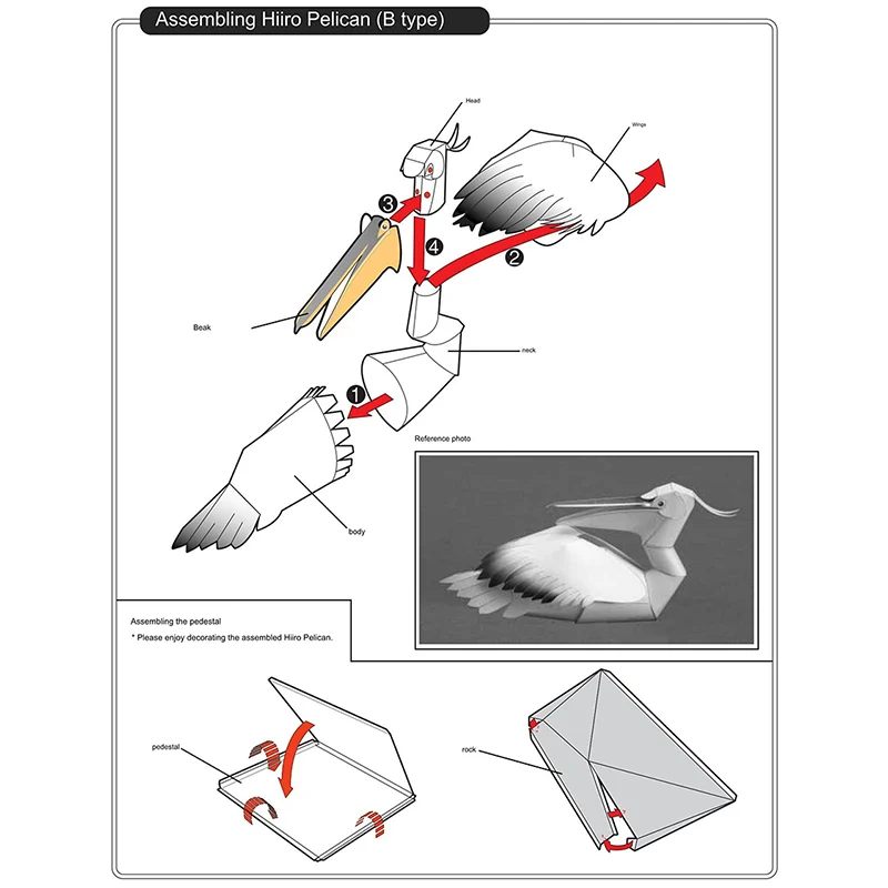 Arte de origami del pélvicano  - Art And Craft Nature reseña y precio