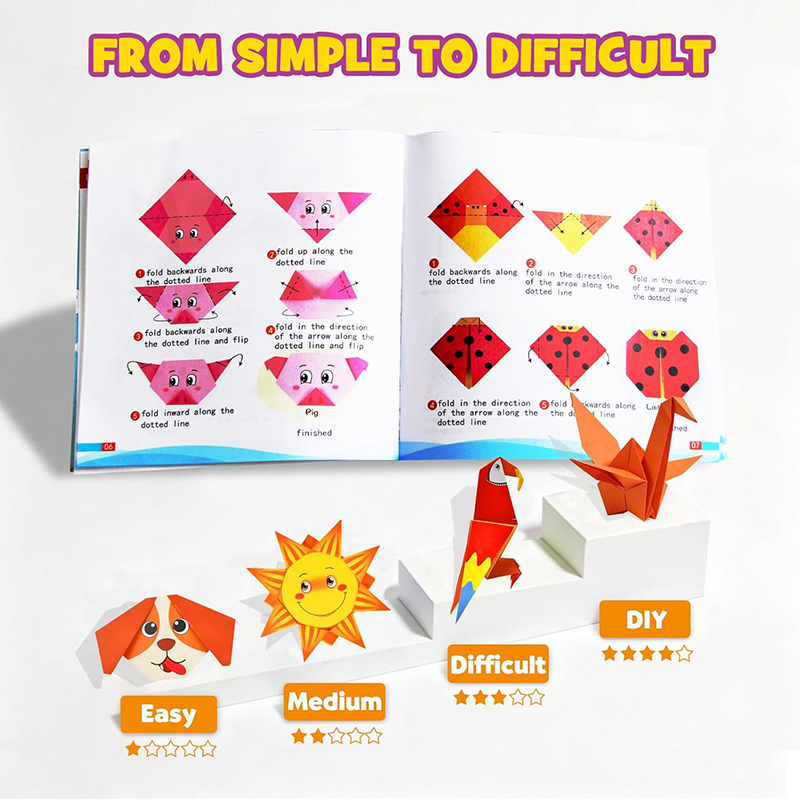 Kits de Papel para Origami, Li - Art Y Craft reseña y precio