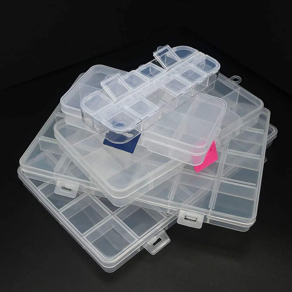 Caja de almacenamiento de plás - Art Craft Display reseña y precio