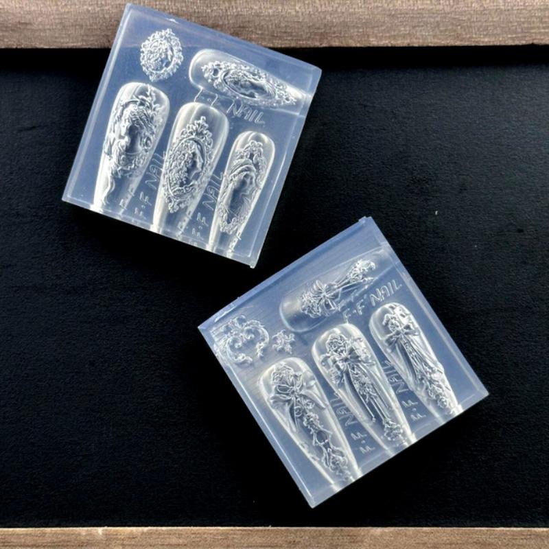Moldes de silicona para uñas,  - Art Craft Display reseña y precio