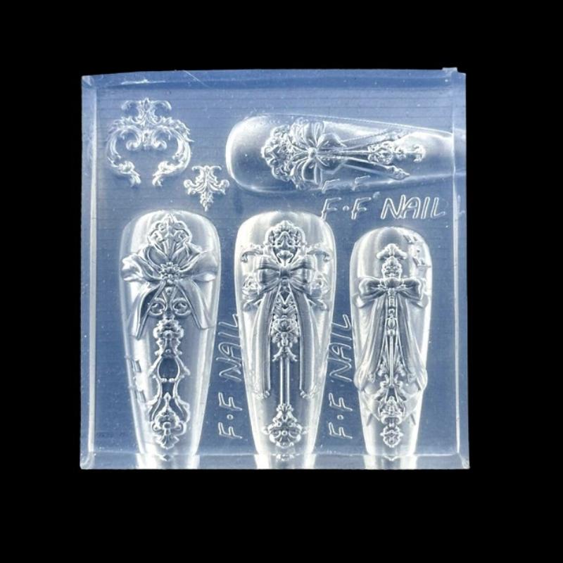 Moldes de silicona para uñas,  - Art Craft Display reseña y precio