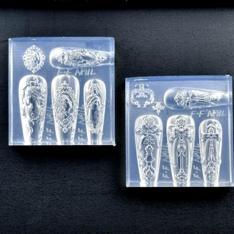 Moldes de silicona para uñas,  - Art Craft Display reseña y precio