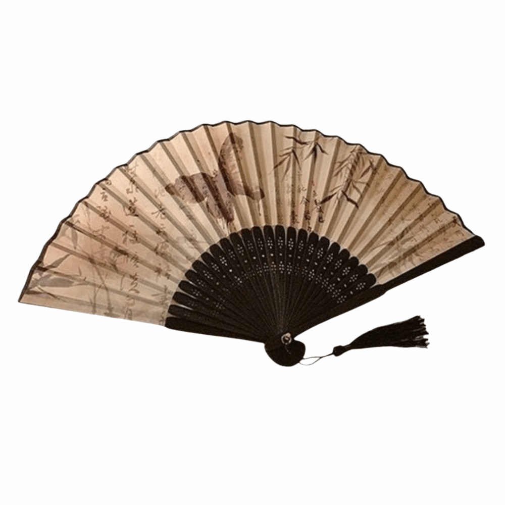 Abanico Plegable Vintage con B - Art And Craft Photos reseña y precio