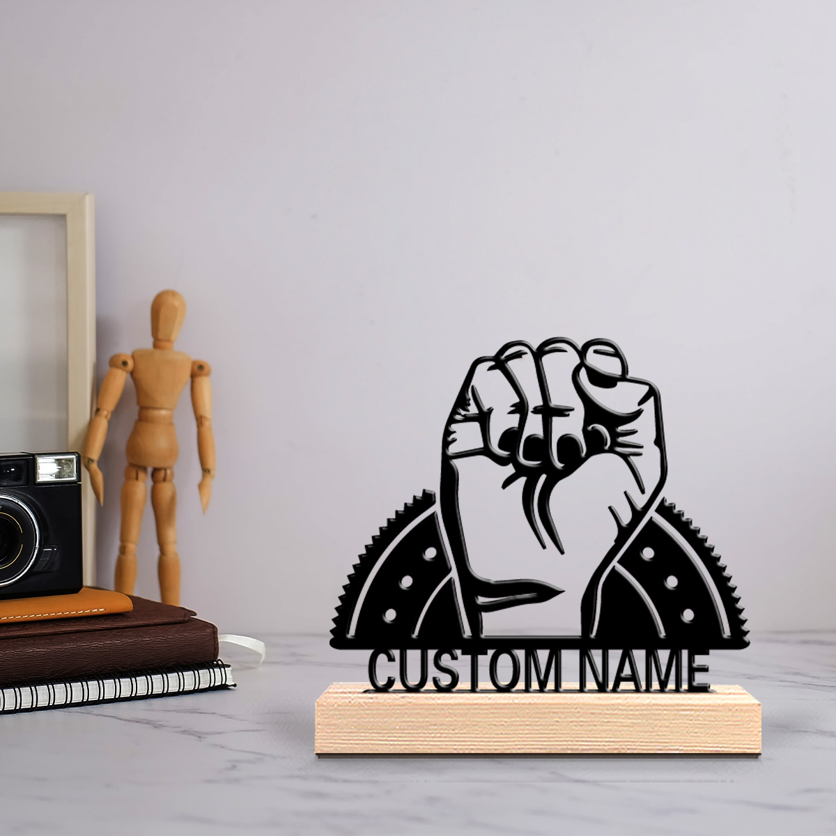 1 pieza Escultura de metal de  - Art Y Craft reseña y precio