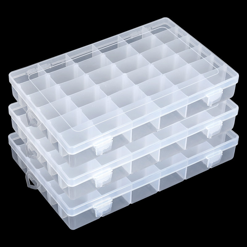 Caja organizadora de plástico  - Art Craft Display reseña y precio